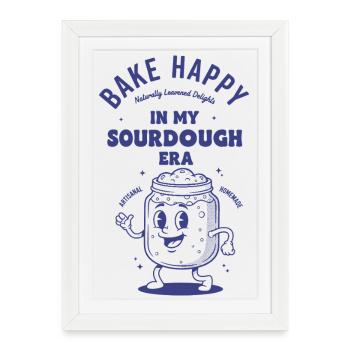 Sourdough Bread Baking Baker Sourdough Era - Framed poster (27 × 37 cm) - white - Front