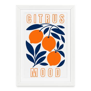 Citrus Mood - Framed poster (27 × 37 cm) - white - Front