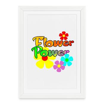 Le pouvoir des fleurs - Affiche encadrée (27 × 37 cm) - blanc - Devant