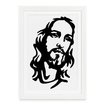 Christ - Framed poster (27 × 37 cm) - white - Front