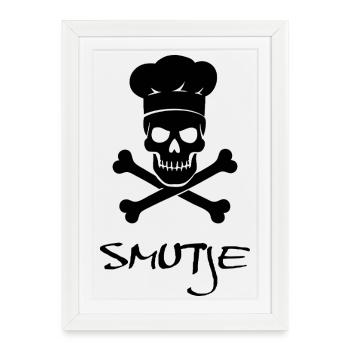 Smutje - Affiche encadrée (27 × 37 cm) - blanc - Devant