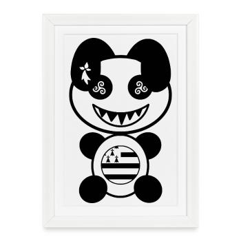 Plush: Brettony - Framed poster (27 × 37 cm) - white - Front