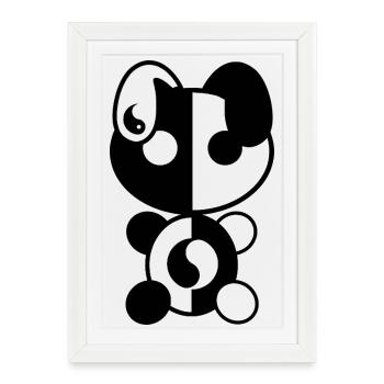 Plush : Yiny - Affiche encadrée (27 × 37 cm) - blanc - Devant