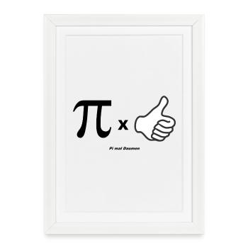 PI times thumb Dicton souabe pour les Souabes - Affiche encadrée (27 × 37 cm) - blanc - Devant