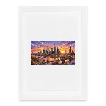 Main metropolis - Framed poster (27 × 37 cm) - white - Front