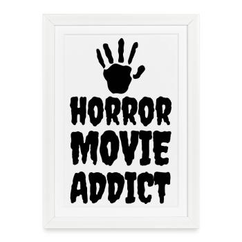 Acteur Cineast Movies Déclaration Nuit Cinéma - Affiche encadrée (27 × 37 cm) - blanc - Devant