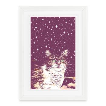 MAGNOTTE ÉTOILE - Affiche encadrée (27 × 37 cm) - blanc - Devant