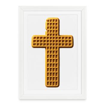 GAUFRUCIX - Bellegique - Affiche encadrée (27 × 37 cm) - blanc - Devant