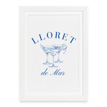 Saint-Trop - Affiche encadrée (27 × 37 cm) - blanc - Devant