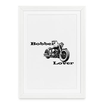 Amant Bobber - Affiche encadrée (27 × 37 cm) - blanc - Devant