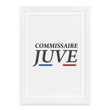 Commissaire Juve - Affiche encadrée (27 × 37 cm) - blanc - Devant