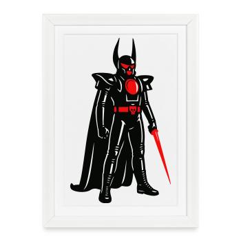 Space Devil - Framed poster (27 × 37 cm) - white - Front