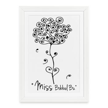 Miss Bobbel Bu - Les produits divins originaux - Affiche encadrée (27 × 37 cm) - blanc - Devant