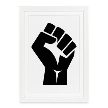 fist 1294353 - Affiche encadrée (27 × 37 cm) - blanc - Devant