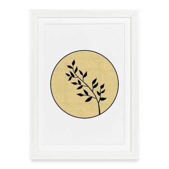 Branche - Affiche encadrée (27 × 37 cm) - blanc - Devant