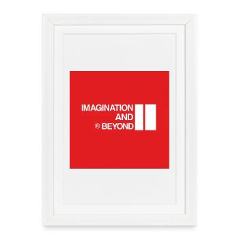 Des motifs d’impression créatifs pour des vêtements inspirants - Affiche encadrée (27 × 37 cm) - blanc - Devant