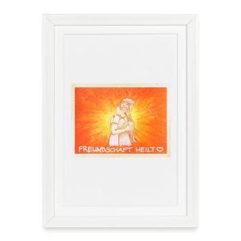 Freundschaft - Februar 2026 - Sonja von Staden - Gerahmtes Poster (27 × 37 cm) - Weiß - Vorne