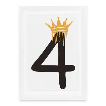 4 - Framed poster (27 × 37 cm) - white - Front