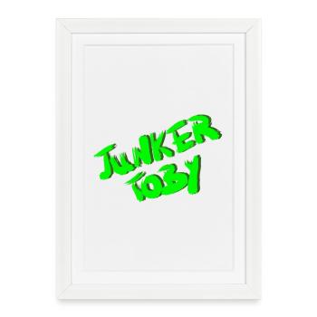 Junker Toby - Affiche encadrée (27 × 37 cm) - blanc - Devant