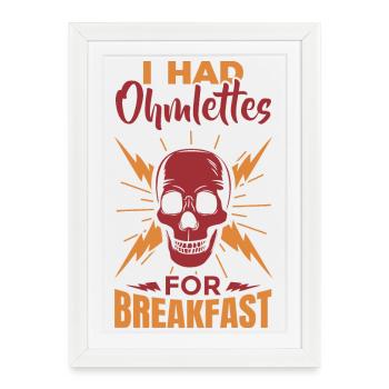Electronic joke - Framed poster (27 × 37 cm) - white - Front