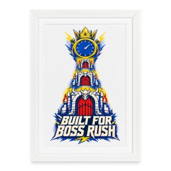 Built For Rush HUD Challenge Gaming Moment - Framed poster (27 × 37 cm) - white - Front
