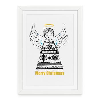 Christ child - Framed poster (27 × 37 cm) - white - Front