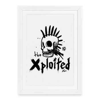 Xploited_1 - Framed poster (27 × 37 cm) - white - Front
