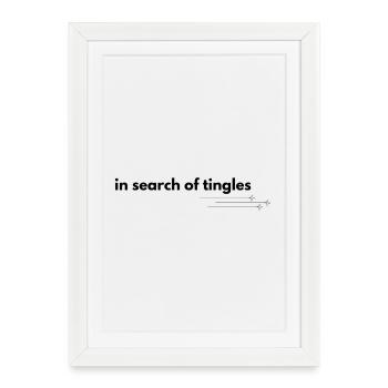 In_Search_of_Tingles - Affiche encadrée (27 × 37 cm) - blanc - Devant