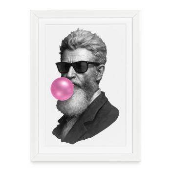 John Brown Bubble Gum. - Framed poster (27 × 37 cm) - white - Front