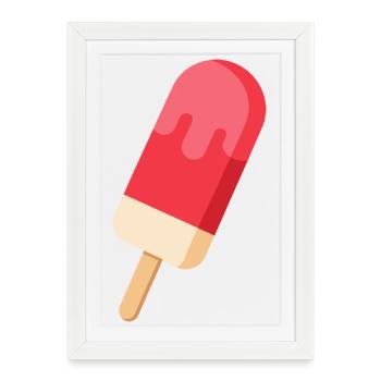 Popsicle - Framed poster (27 × 37 cm) - white - Front
