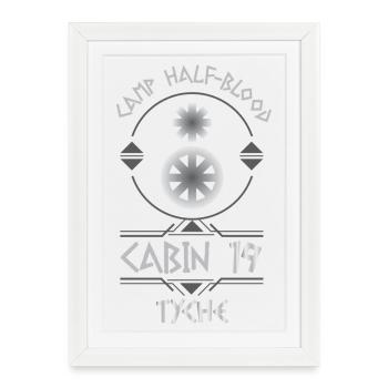 Cabin #19 in Camp Half Blood, Child of Tyche - Framed poster (27 × 37 cm) - white - Front