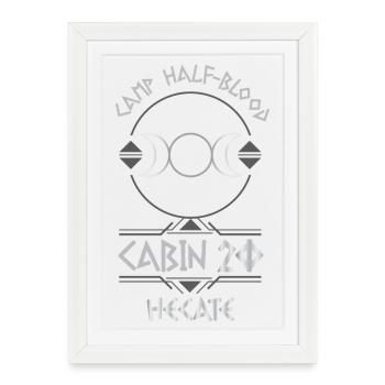 Cabin #20 in Camp Half Blood, Child of Hecate - Framed poster (27 × 37 cm) - white - Front