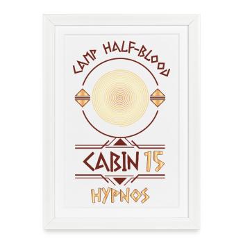 Cabin #15 in Camp Half Blood, Child of Hypnos - Framed poster (27 × 37 cm) - white - Front