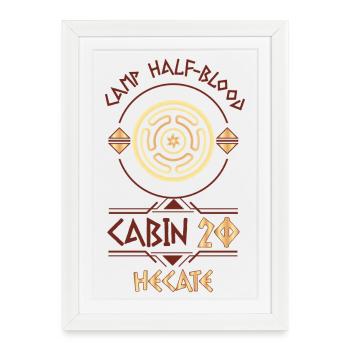 Cabin #20 in Camp Half Blood, Child of Hecate - Framed poster (27 × 37 cm) - white - Front