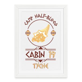 Cabin #19 in Camp Half Blood, Child of Tyche - Framed poster (27 × 37 cm) - white - Front