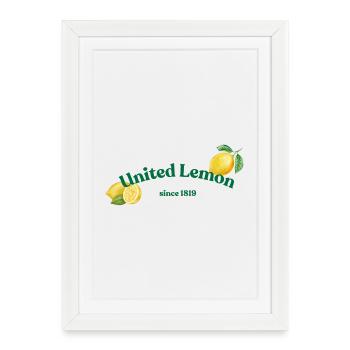 United Lemon - Framed poster (27 × 37 cm) - white - Front