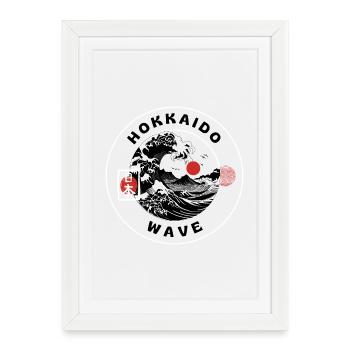 Japan Hokkaido - Framed poster (27 × 37 cm) - white - Front