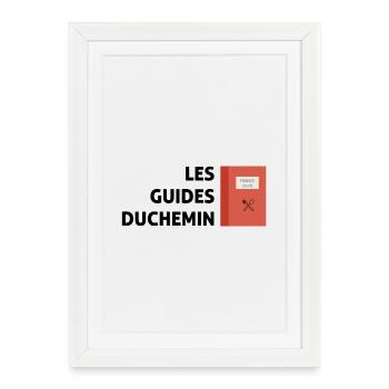 Les Guides Duchemin - Affiche encadrée (27 × 37 cm) - blanc - Devant
