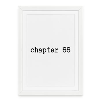 chapitre 66 : Anniversaire - Affiche encadrée (27 × 37 cm) - blanc - Devant