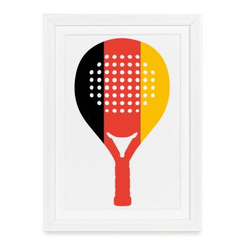 padel-germany - Framed poster (27 × 37 cm) - white - Front