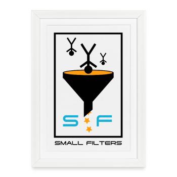 Small Filters - Framed poster (27 × 37 cm) - white - Front