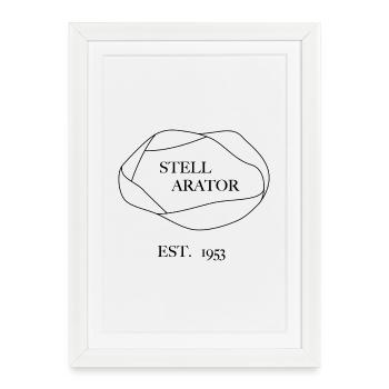 Stellarator Fusion Power Geometric Design - Framed poster (27 × 37 cm) - white - Front
