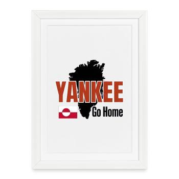 Groenland : Yankee rentre chez eux - Affiche encadrée (27 × 37 cm) - blanc - Devant