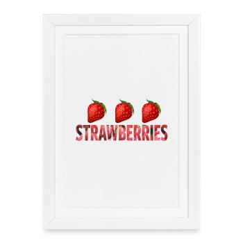 PAILLES - Affiche encadrée (27 × 37 cm) - blanc - Devant