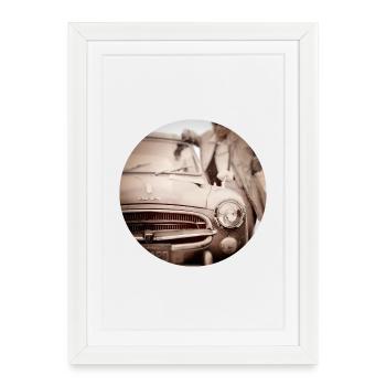 Vintage Autopalette Design in Sepia Tones - Gerahmtes Poster (27 × 37 cm) - Weiß - Vorne