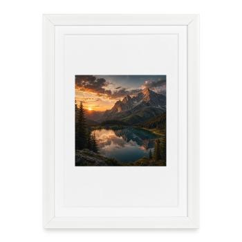 BAE3D88A-8D40-48DF-992B-F5E9E11FB074 - Framed poster (27 × 37 cm) - white - Front