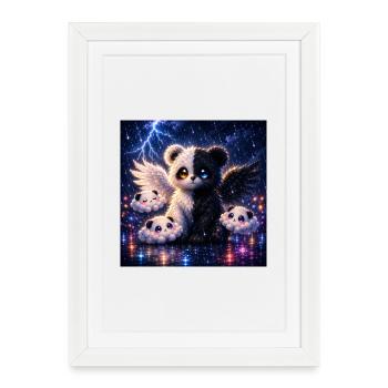 Echo Panda – Dual Spirit Edition - Framed poster (27 × 37 cm) - white - Front