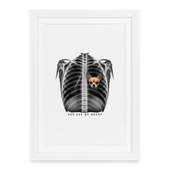 You Are My Heart - Framed poster (27 × 37 cm) - white - Front