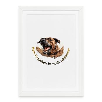 My mistress is even worse - Framed poster (27 × 37 cm) - white - Front