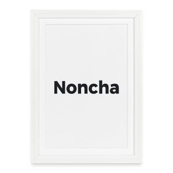 Noncha - Affiche encadrée (27 × 37 cm) - blanc - Devant